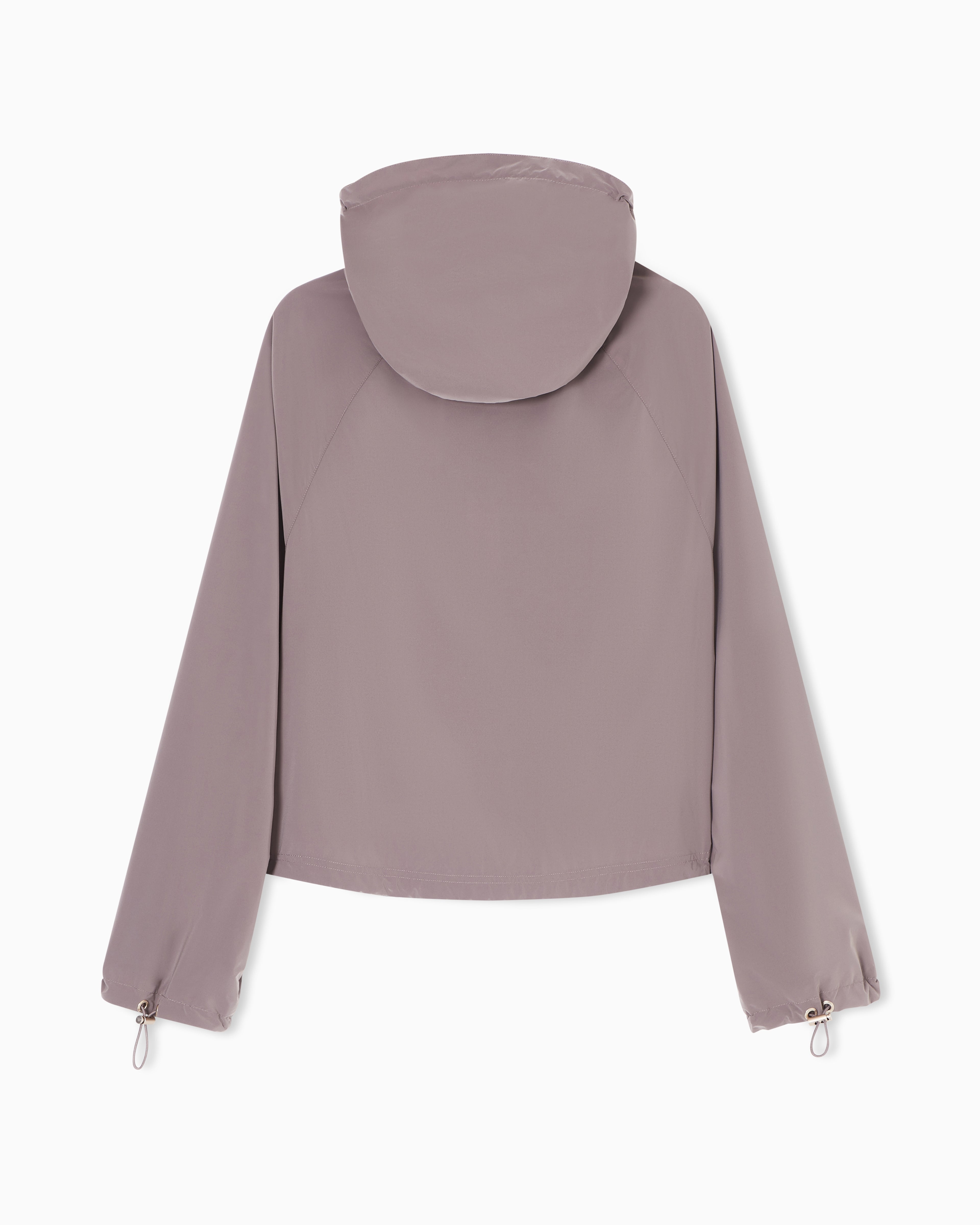 Emporio Armani Full-zip nylon blouson with hood