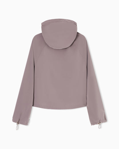 Emporio Armani Full-zip nylon blouson with hood