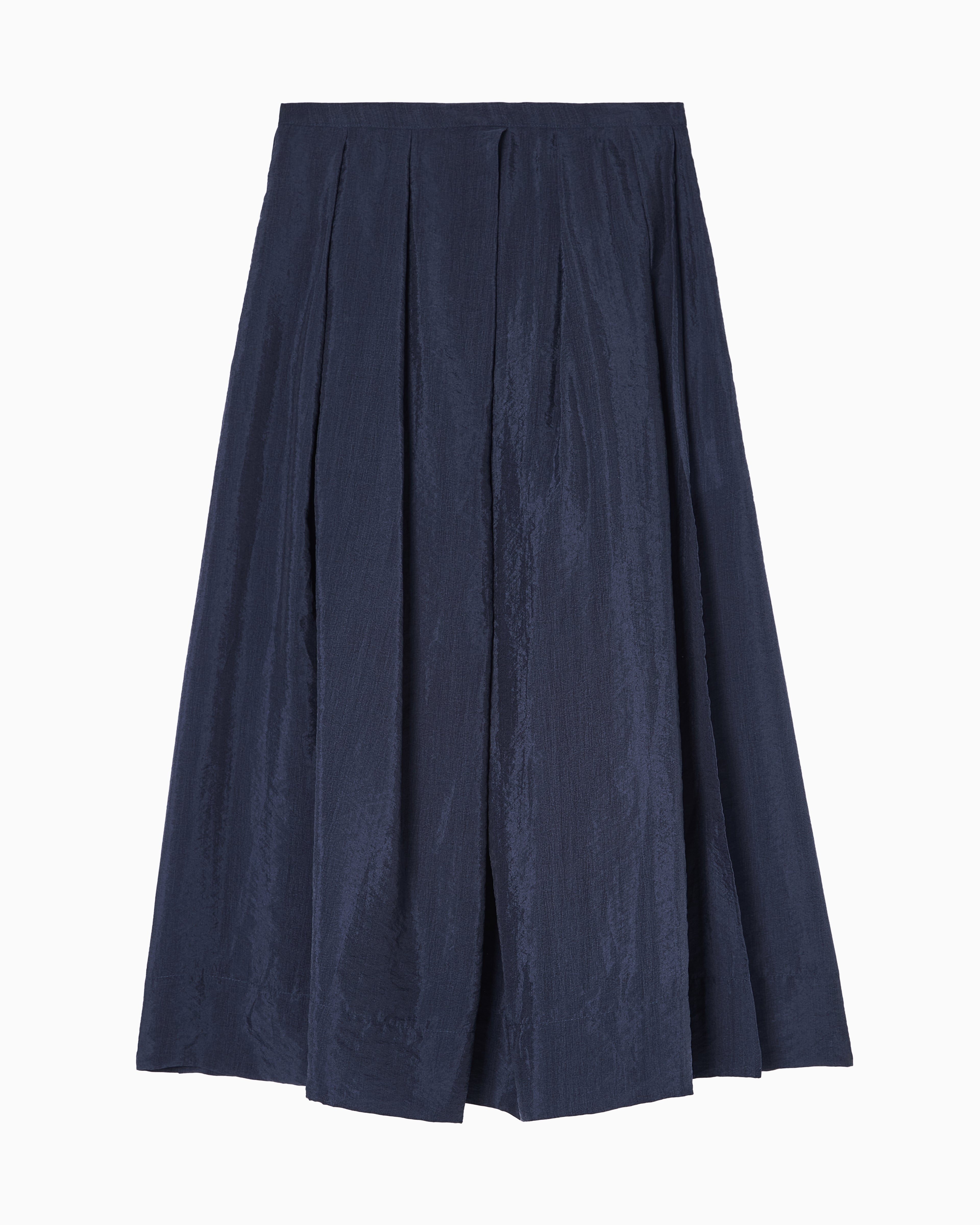 Emporio Armani Technical crepon skirt