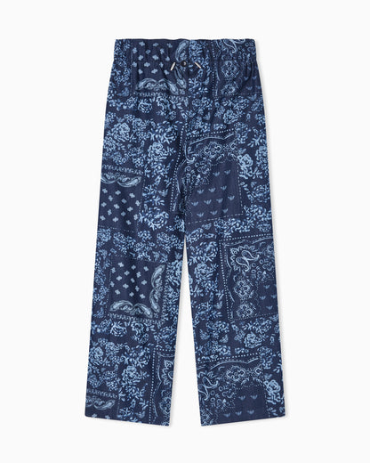 Emporio Armani Chambray trousers with all-over print