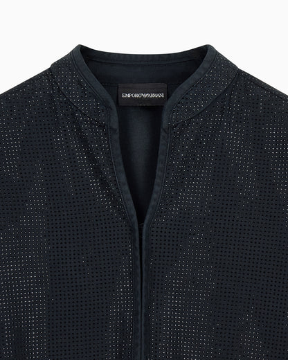 Emporio Armani Drill top with all-over micro studs