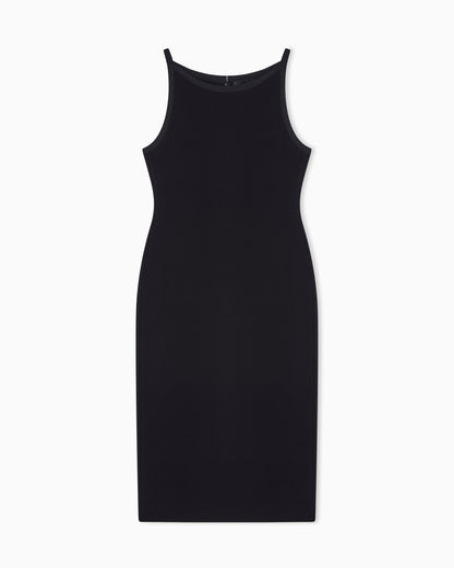 Emporio Armani Ottoman jersey sheath dress