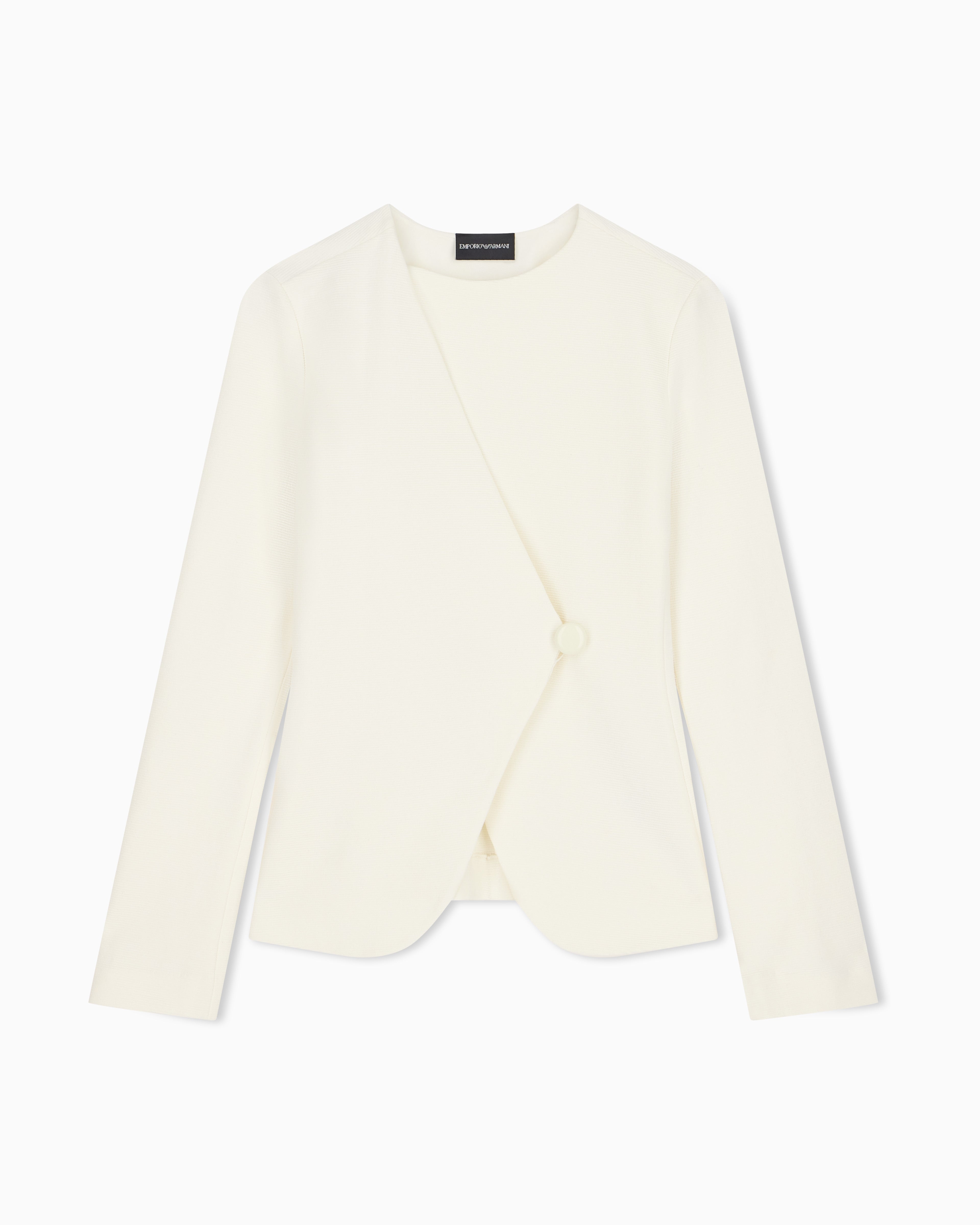 Emporio Armani Ottoman jersey jacket