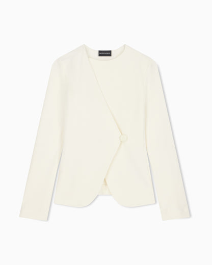 Emporio Armani Ottoman jersey jacket