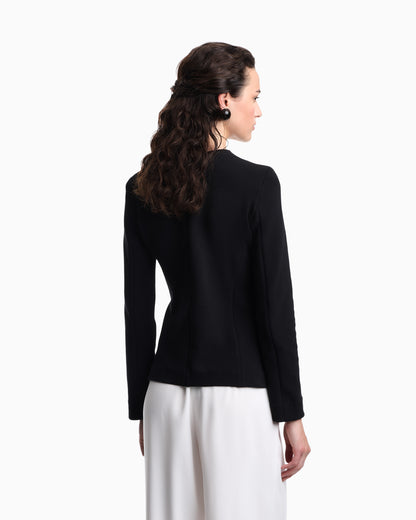Emporio Armani Ottoman jersey jacket