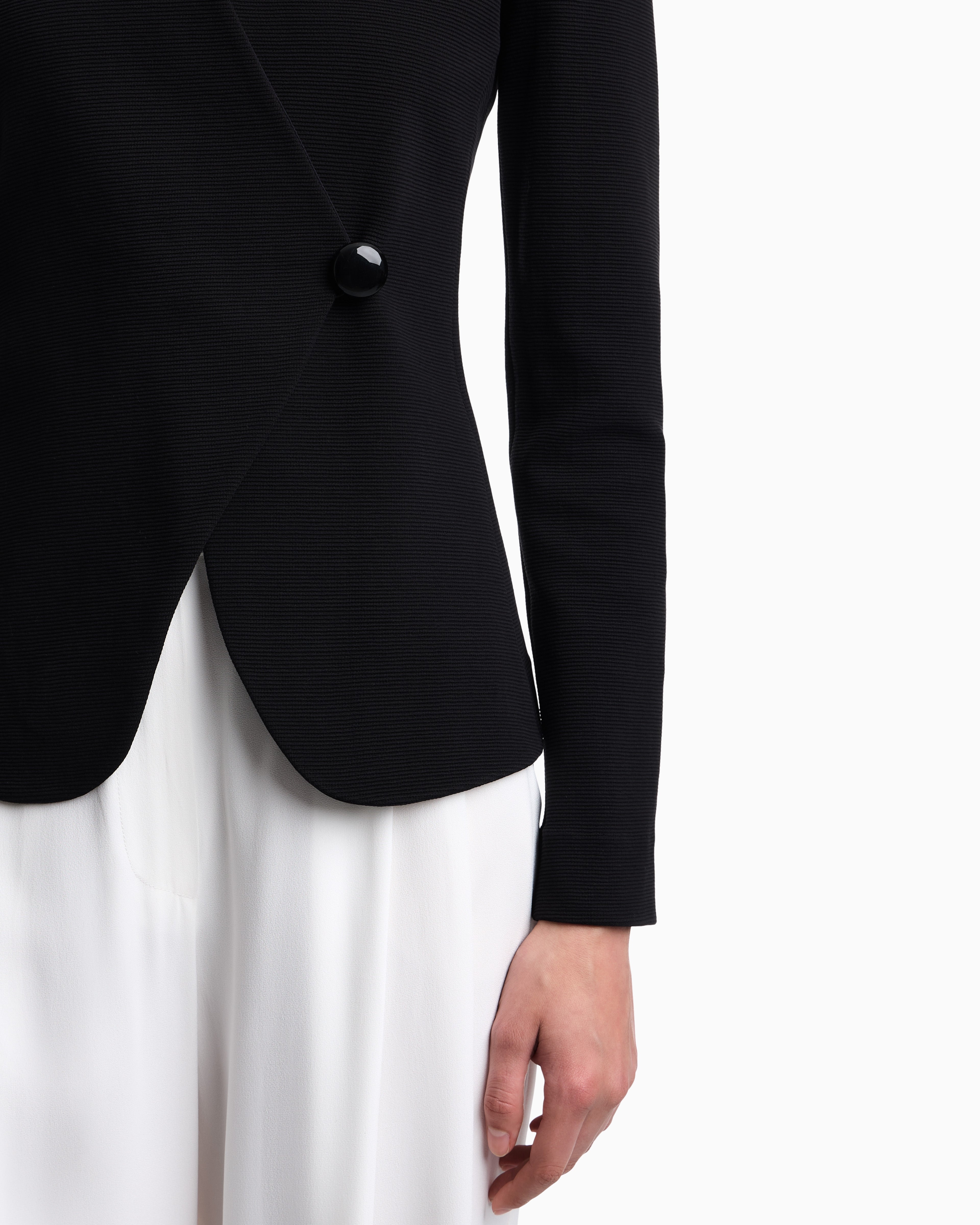 Emporio Armani Ottoman jersey jacket