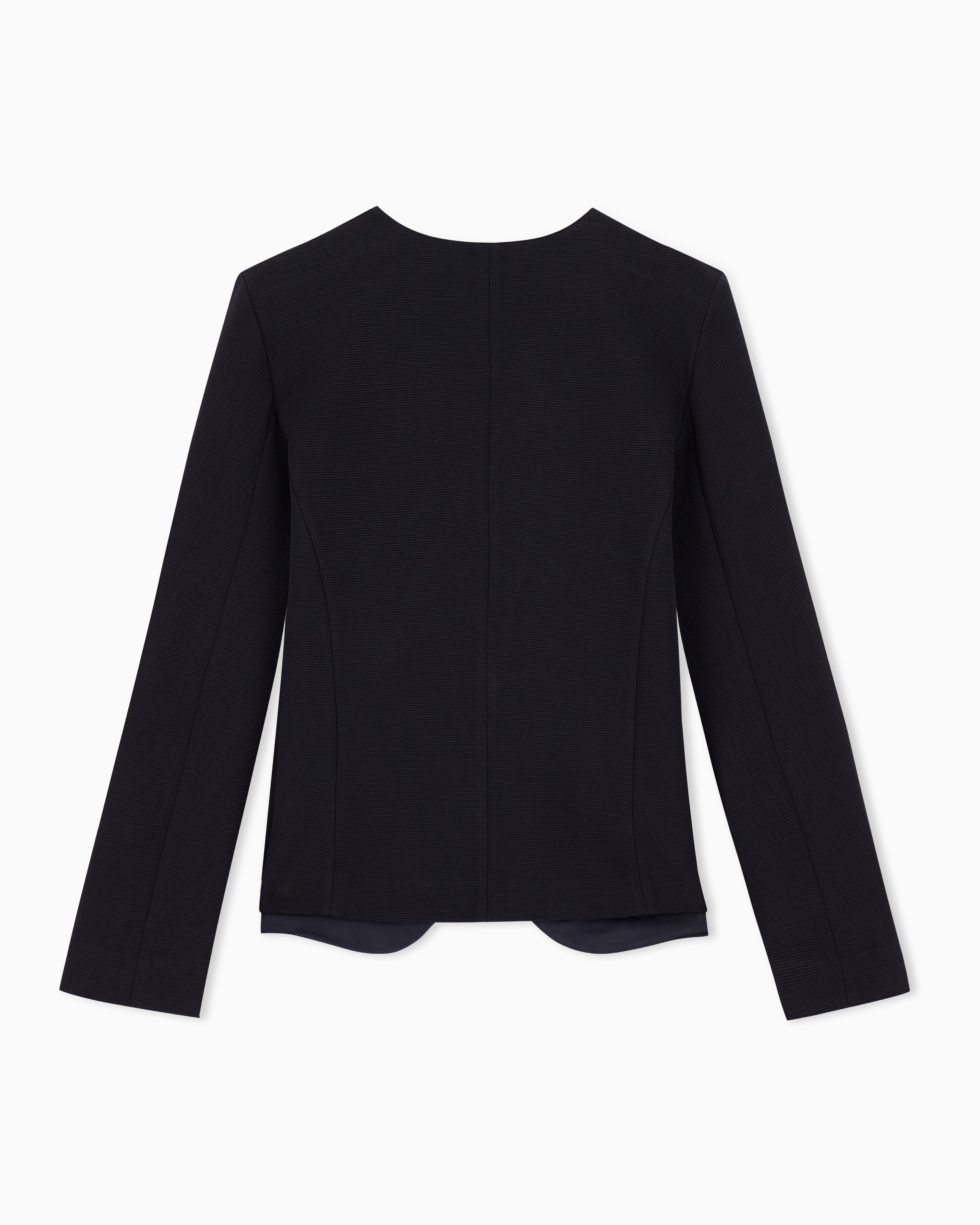 Emporio Armani Ottoman jersey jacket