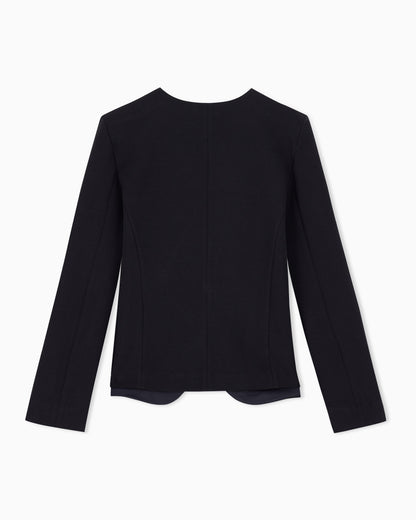 Emporio Armani Ottoman jersey jacket