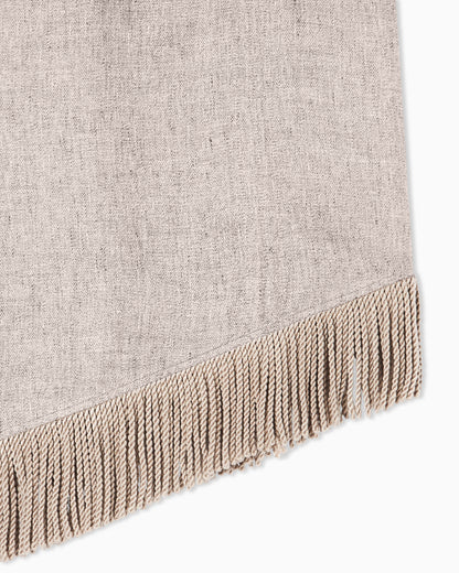 Emporio Armani Heavy linen canvas midi skirt