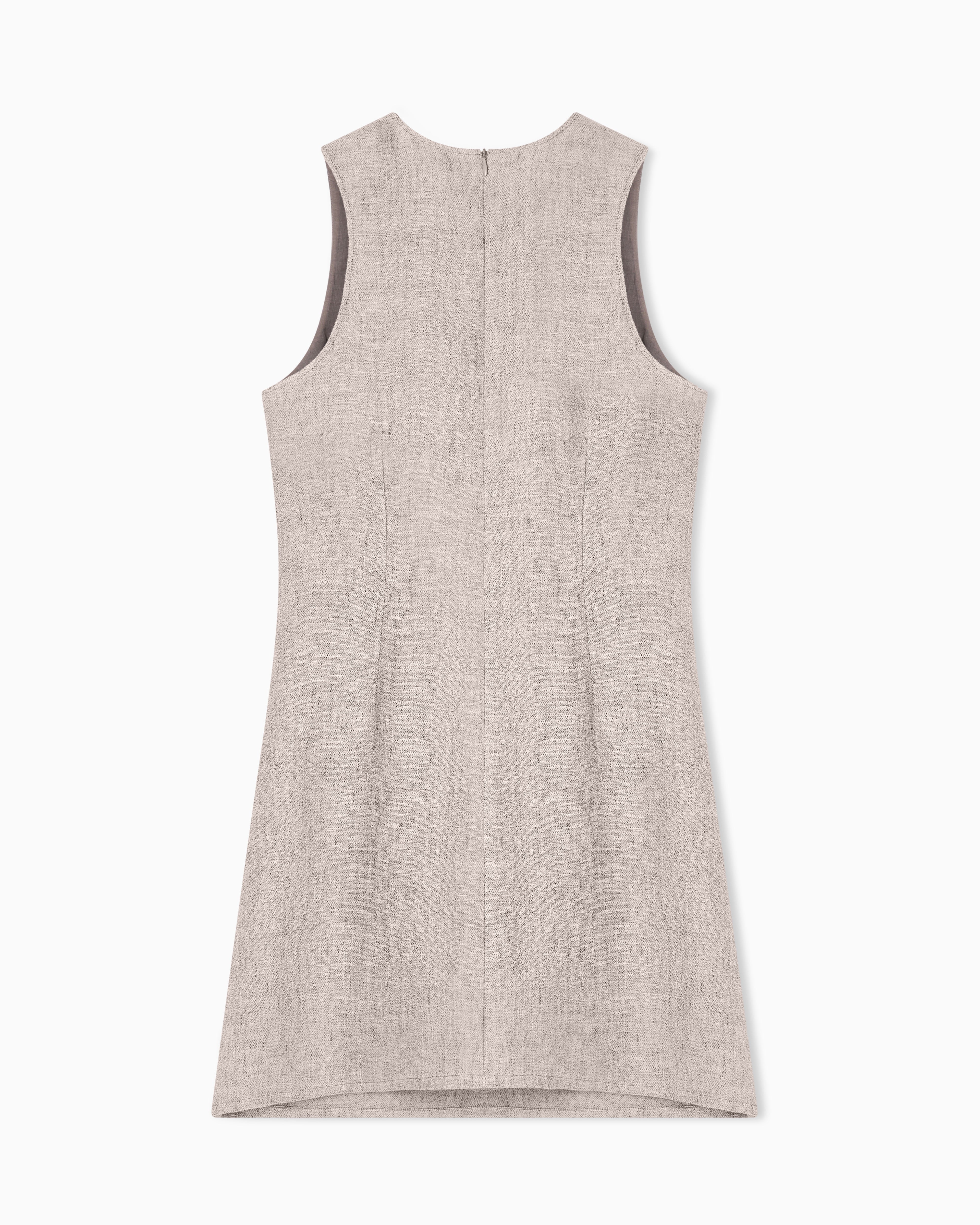 Emporio Armani Heavy linen canvas dress