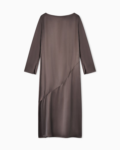 Emporio Armani Viscose twill midi dress