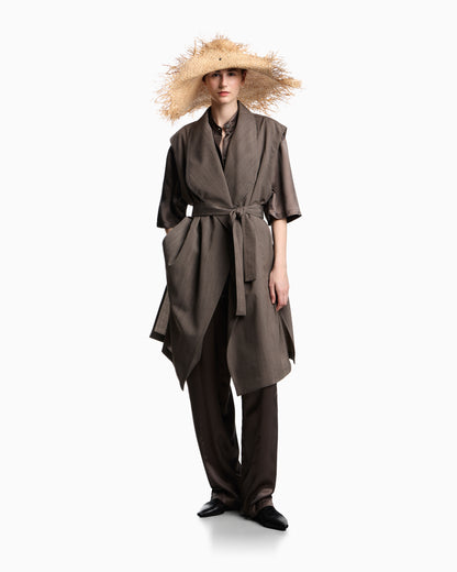 Emporio Armani Viscose twill trousers
