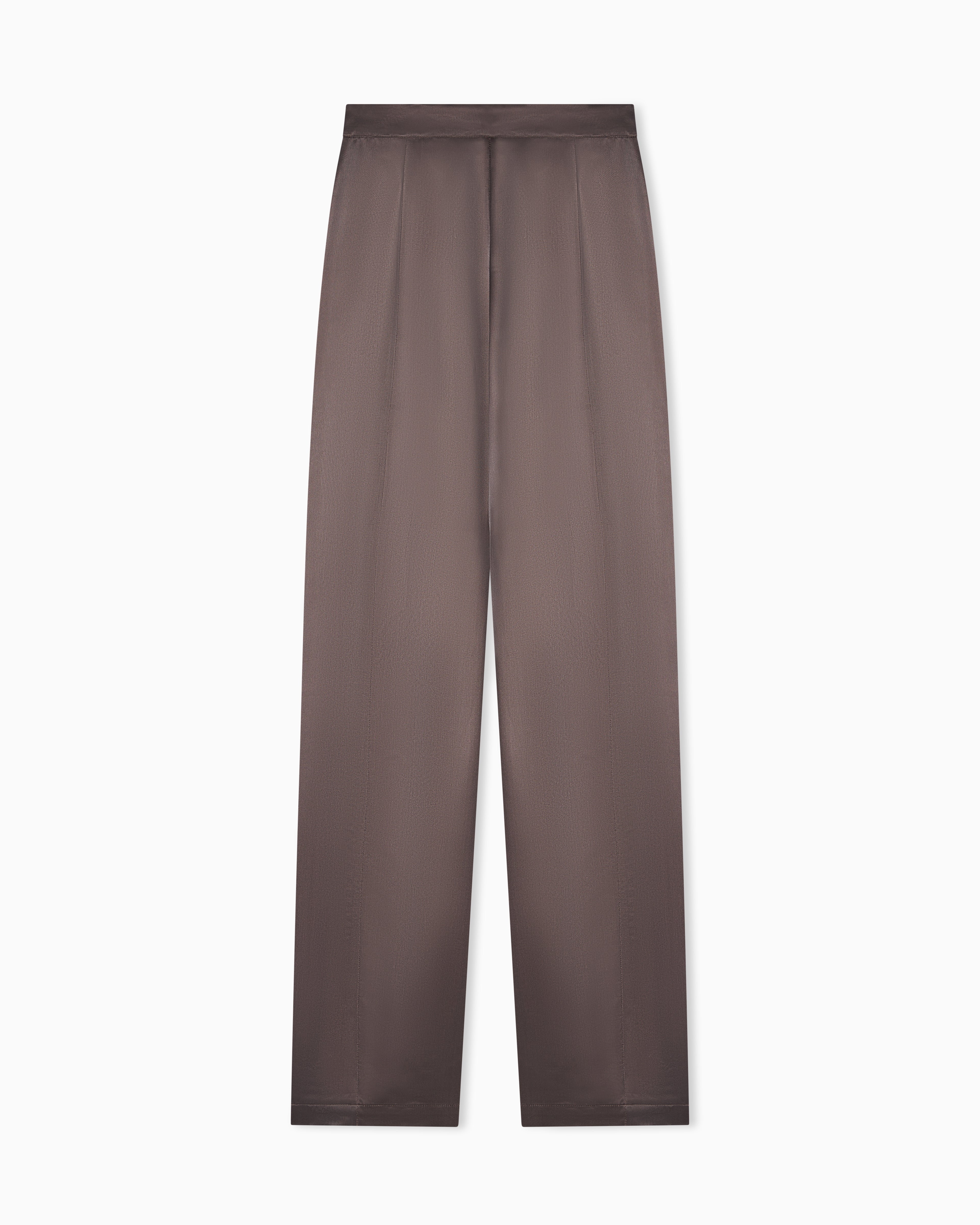 Emporio Armani Viscose twill trousers