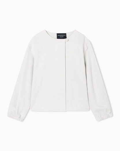 Emporio Armani Icon armure viscose jacket
