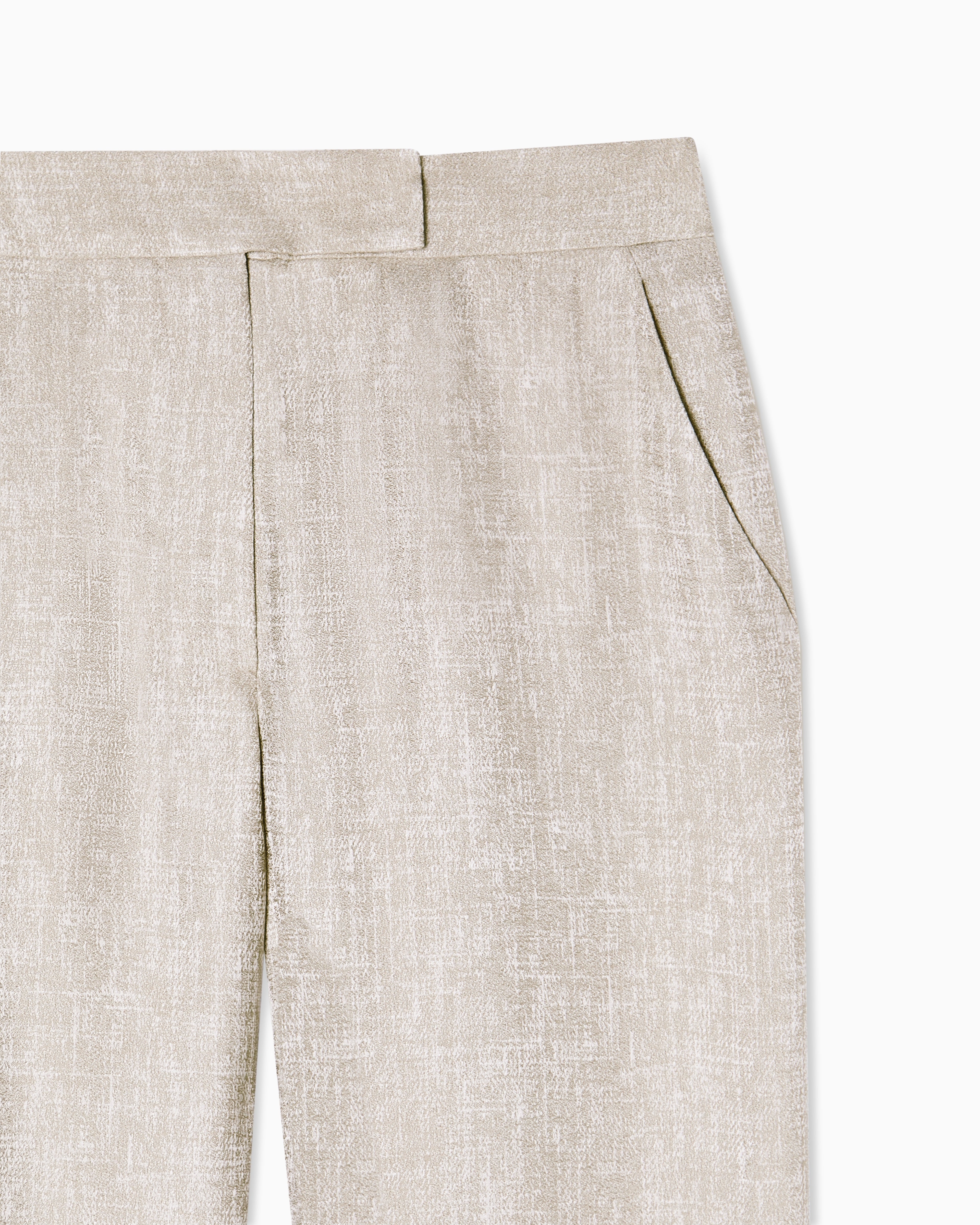 Emporio Armani Icon trousers in armure jacquard