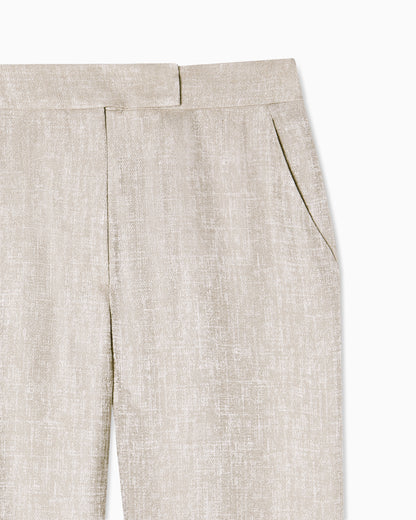 Emporio Armani Icon trousers in armure jacquard