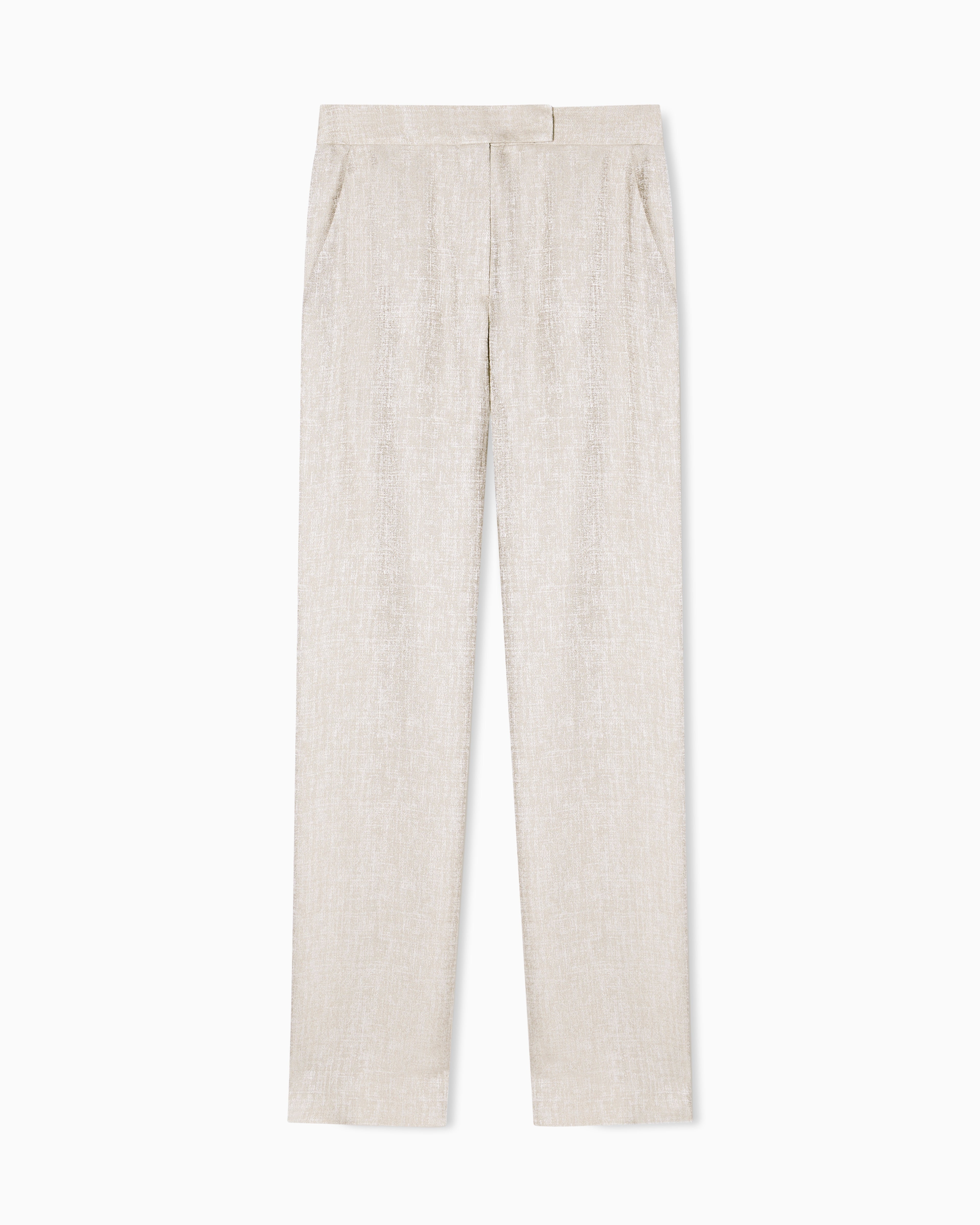 Emporio Armani Icon trousers in armure jacquard