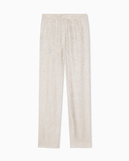 Emporio Armani Icon trousers in armure jacquard