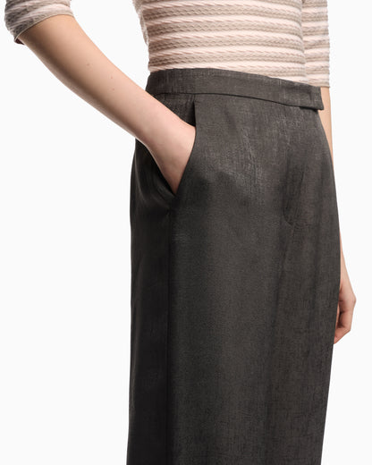 Emporio Armani Icon trousers in armure jacquard
