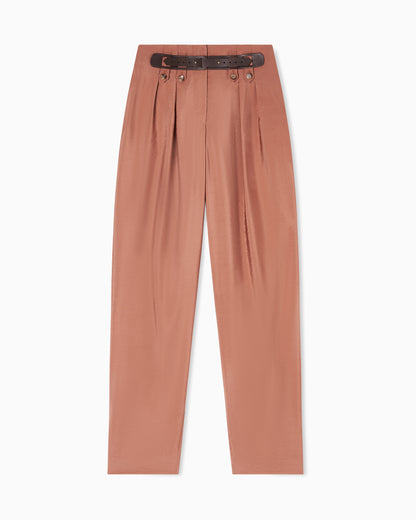 Emporio Armani Icon modal muslin oval-leg trousers