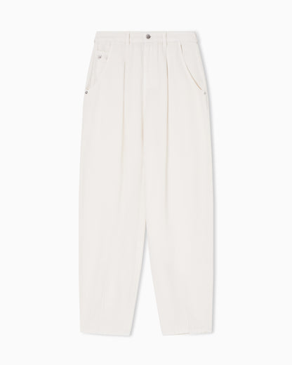 Emporio Armani J8H relaxed-fit garment-dyed Lyocell trousers