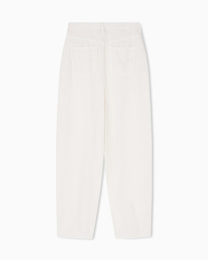 Emporio Armani J8H relaxed-fit garment-dyed Lyocell trousers