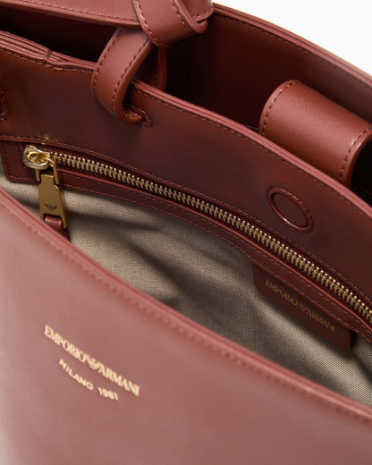Emporio Armani Smooth leather shoulder bag