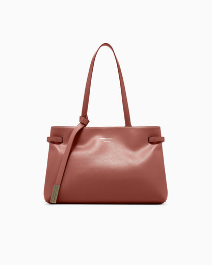 Emporio Armani Smooth leather shoulder bag