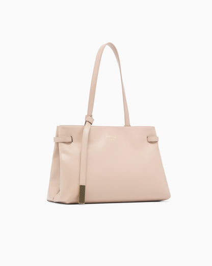 Emporio Armani Smooth leather shoulder bag