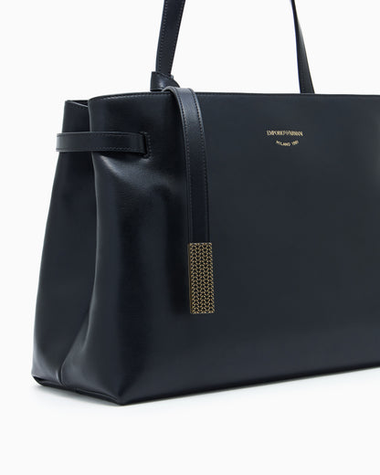 Emporio Armani Smooth leather shoulder bag