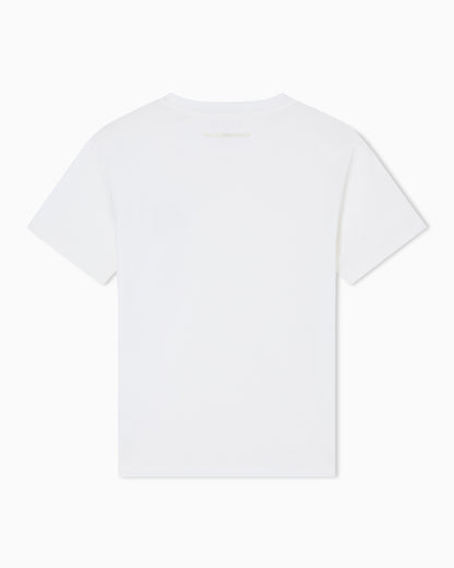 Emporio Armani Lunar New Year slim-fit jersey T-shirt with rhinestone outline