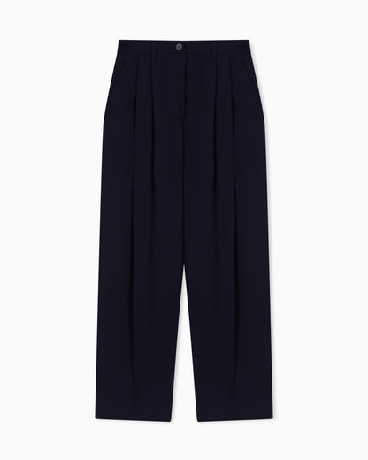Emporio Armani Trousers with pleat in flowing wool