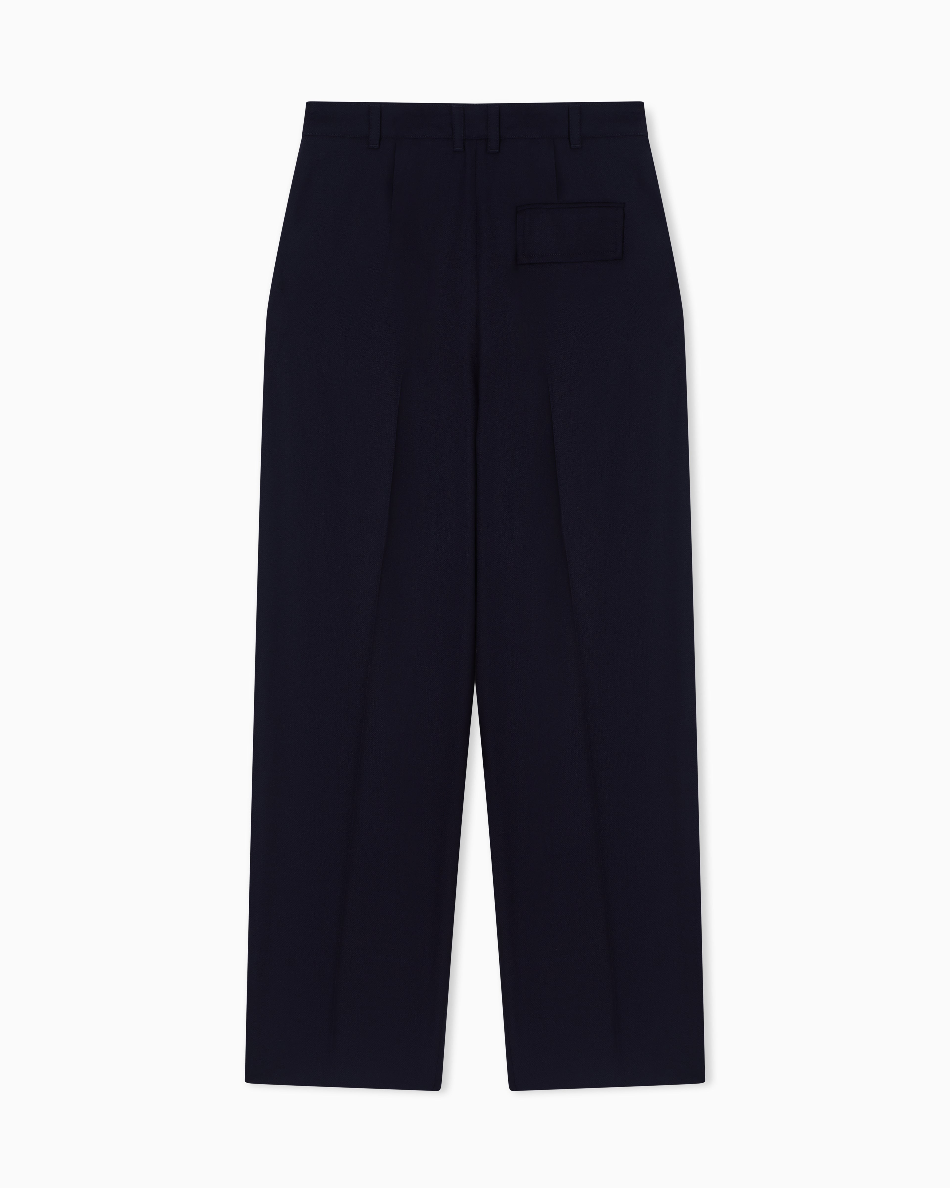 Emporio Armani Trousers with pleat in flowing wool