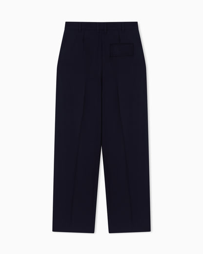 Emporio Armani Trousers with pleat in flowing wool