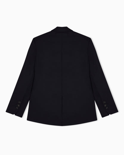 Emporio Armani Double-breasted jacket in fluid wool