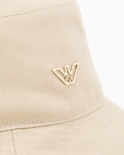 Emporio Armani Canvas cloche hat