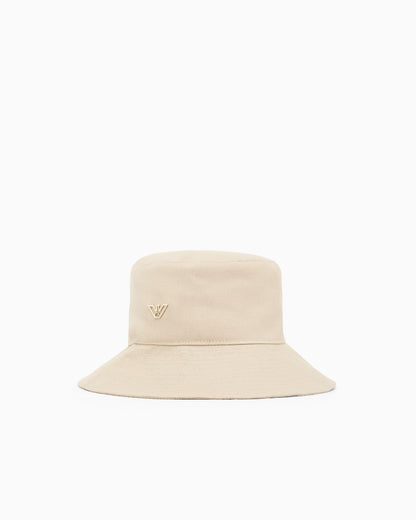Emporio Armani Canvas cloche hat