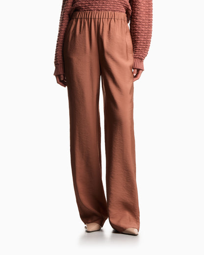 Emporio Armani Icon modal muslin elasticated-waist trousers