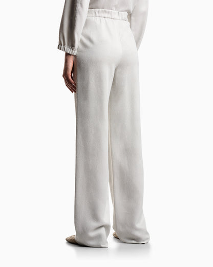 Emporio Armani Icon armure viscose trousers
