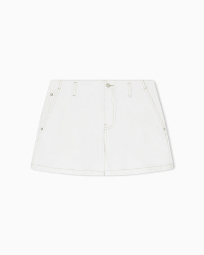 Emporio Armani Regular-fit shorts in garment-dyed drill