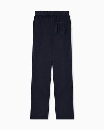 Emporio Armani Lightweight denim drawstring trousers