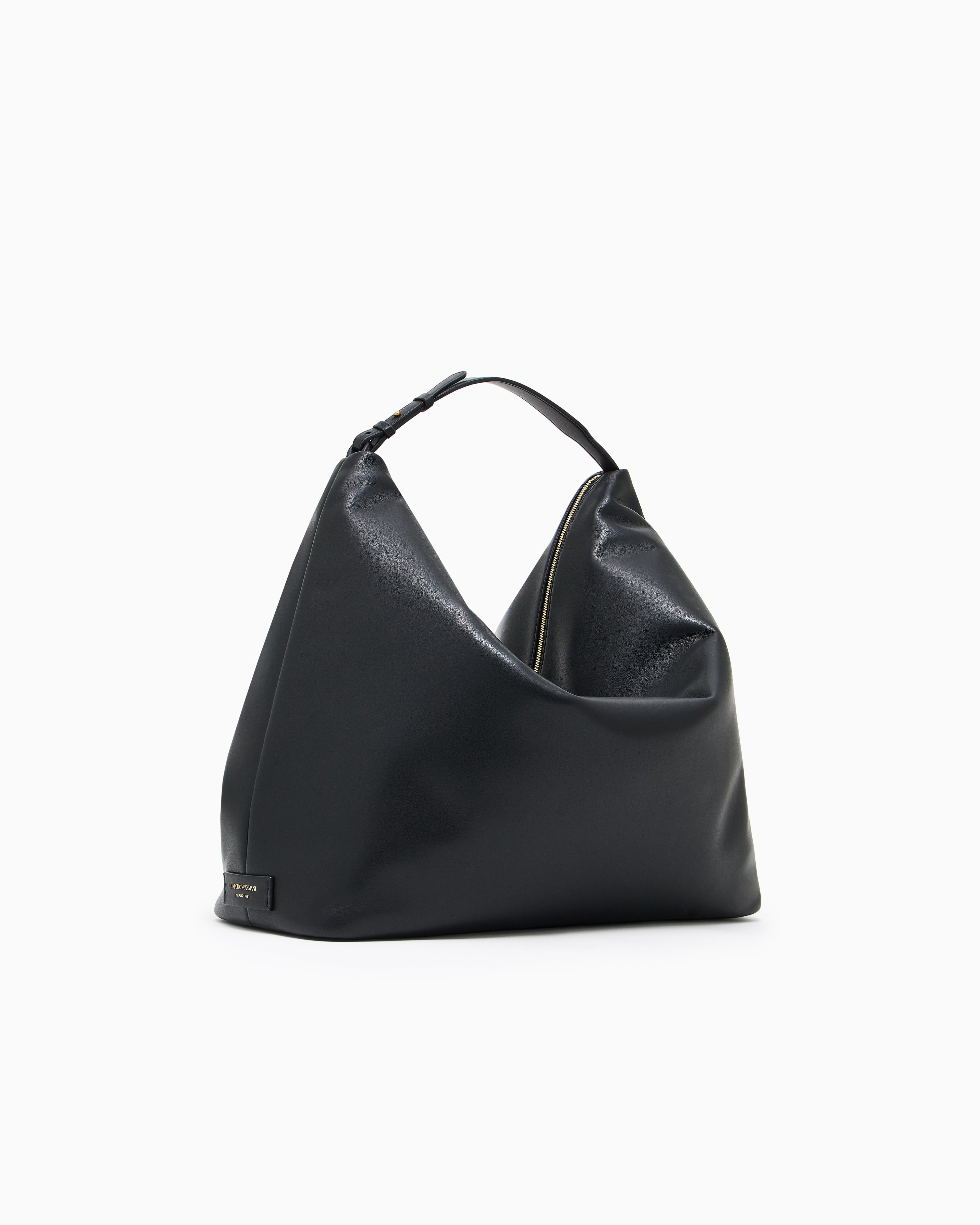 Emporio Armani Leather oversized hobo bag
