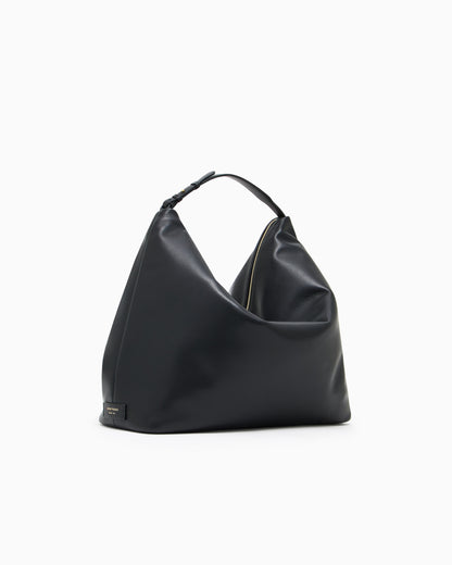 Emporio Armani Leather oversized hobo bag