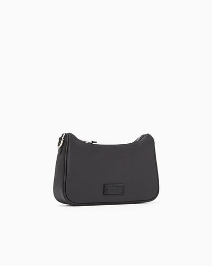 Emporio Armani Satin shoulder bag with chain strap