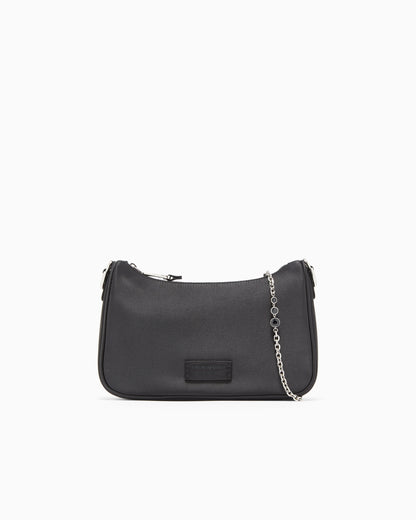 Emporio Armani Satin shoulder bag with chain strap