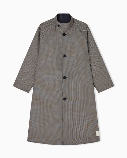 Emporio Armani Eagle Club reversible denim trench coat