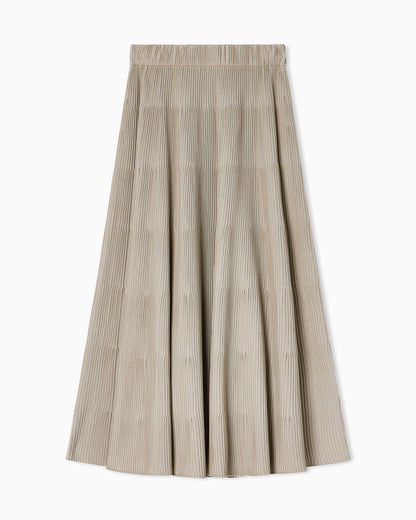 Emporio Armani Long, ribbed-effect skirt