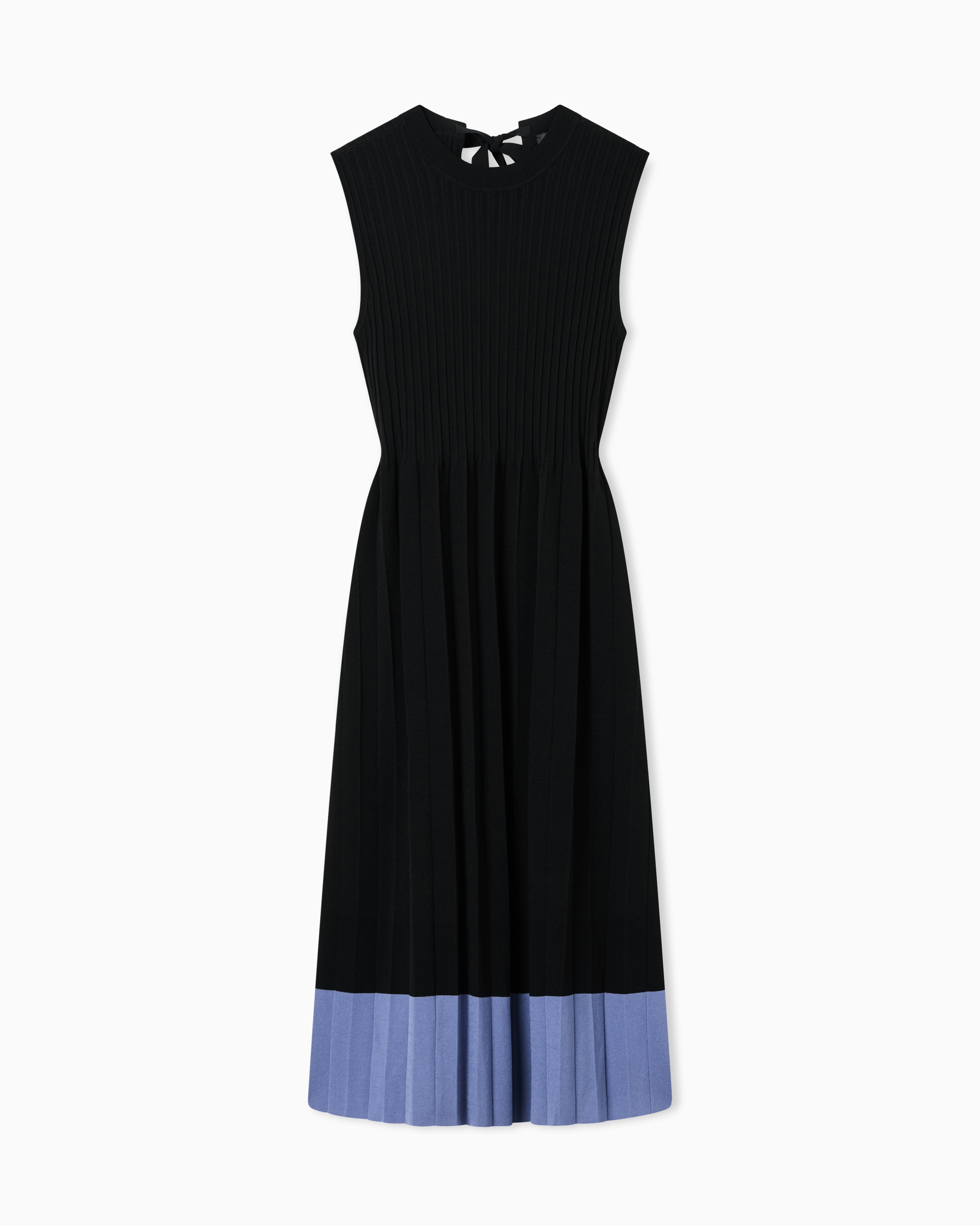 Emporio Armani pleat-knit dress