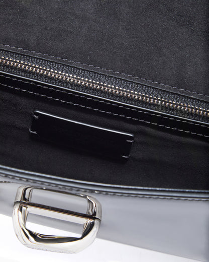 Emporio Armani Patent leather mini shoulder bag
