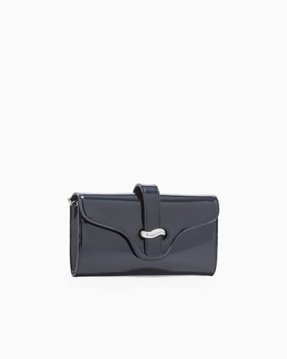 Emporio Armani Patent leather mini shoulder bag
